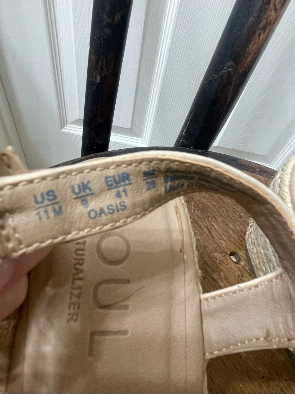 Oasis Cream Macramé Espadrille Platform Sandals